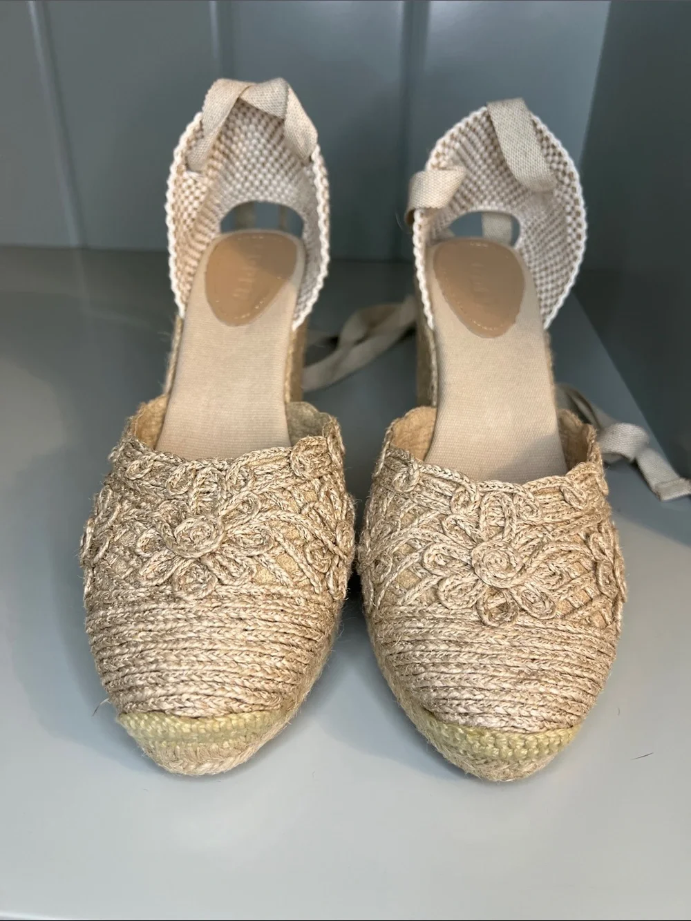 BODEN Cassie High Wedge Espadrille Sandal